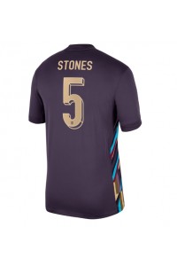 Fotbalové Dres Anglie John Stones #5 Venkovní Oblečení ME 2024 Krátký Rukáv